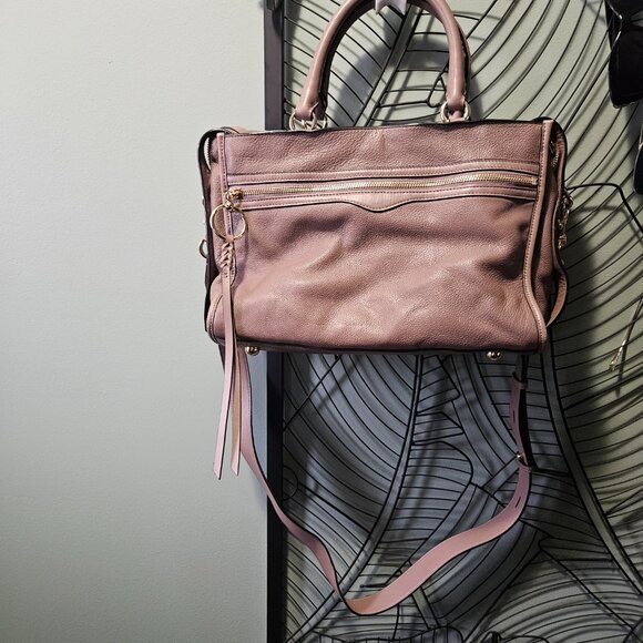 Rebecca Minkoff | Bedford Leather Satchel Shoulder Crossbody Bag - Picture 6 of 16